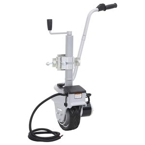 vidaXL Aluminiowe koło podporowe/manewrowe do przyczepy, 12 V, 350 W
