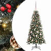 vidaXL Sztuczna choinka z podstawą Zielony 120 cm PVC, plastik i stal