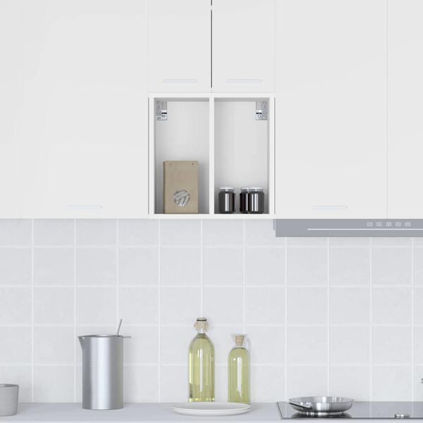 vidaXL Szafka wisząca Biały 40 x 29,5 x 40 cm Materiał drewnopochodny