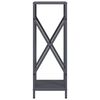vidaXL Stojak na drewno opałowe antracyt 34x25x70 cm