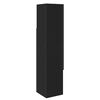 vidaXL Szafka narożna Czarny 32x32x140cm Materiał drewnopochodny