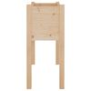 vidaXL Donice ogrodowe, 2 szt., 70x31x70 cm, lite drewno sosnowe