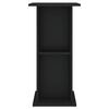 vidaXL Szafka pod akwarium, czarna, 60,5x36x72,5 cm