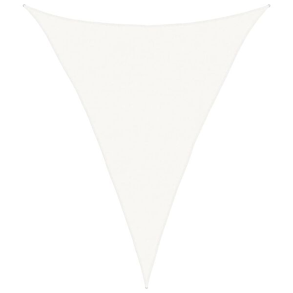 vidaXL Żagiel przeciwsłoneczny, 160 g/m&sup2;, biały, 4x5x5 m, HDPE