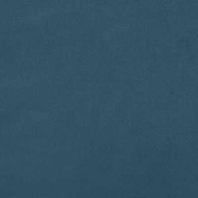vidaXL Rama łóżka, ciemnoniebieska, 200x200 cm, tapicerowana aksamitem