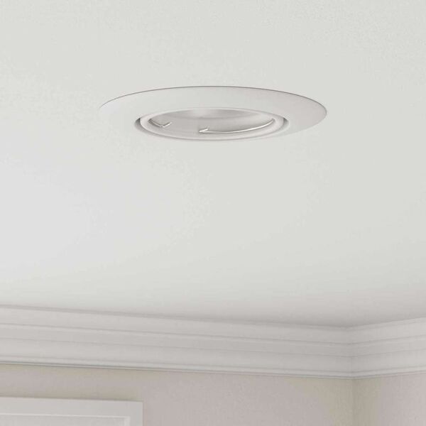 vidaXL Reflektor 6 pcs Biały 9 x 9 x 2.5 cm Metal