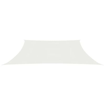 vidaXL Żagiel przeciwsłoneczny, 160 g/m², biały, 3/4x3 m, HDPE