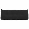vidaXL Poduszka na plecy Czarny 120 x 24 x 50 cm tkanina