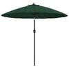 vidaXL Parasol ogrodowy na słupku aluminiowym, 270 cm, zielony