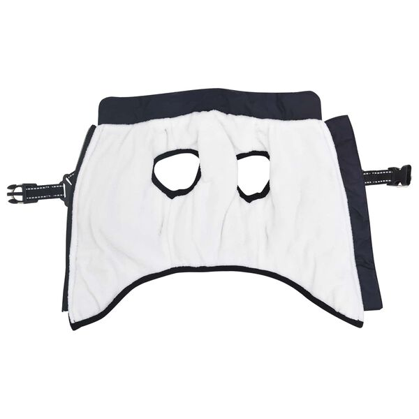 vidaXL Kurtka dla Psa Granatowy L28 Runo i poliester