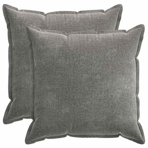vidaXL Poszewka na poduszkę 2 pcs HOUTEN ciemnoszary 80 x 80 cm