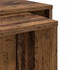 vidaXL Zestaw stolik&oacute;w kawowych 2 pcs Stare drewno