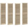 vidaXL Drzwi do szafki 4 pcs Naturalny 140,5 x 2,1 x 39,5 cm