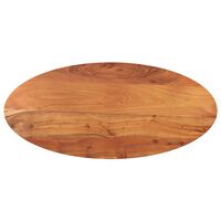 vidaXL Blat do stołu, 100x50x2,5 cm, owalny, lite drewno akacjowe
