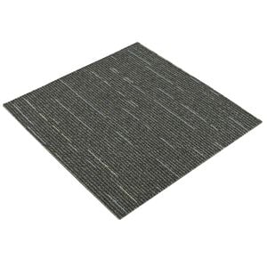vidaXL Płytka dywanowa Pasykowany Jasnozielony 50 x 50 cm 4 szt.