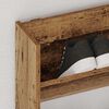 vidaXL Szafka ścienna na buty, stare drewno, 80x18x90 cm