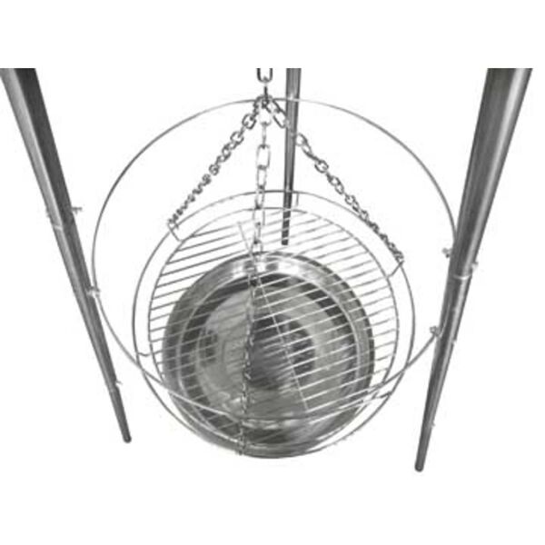 vidaXL Grill na Zewnątrz Stal nierdzewna