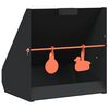 vidaXL Kulochwyt Czarny 31 x 23 x 31,5 cm Stal