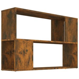 vidaXL Szafka na książki, przydymiony dąb, 100x24x63 cm