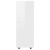 vidaXL Szafa, wysoki połysk, biała, 80x40x110 cm