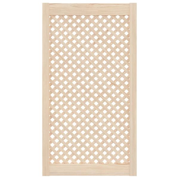 vidaXL Drzwiczki do szafki, z kratką, 2 szt., 49,5x99 cm, sosnowe