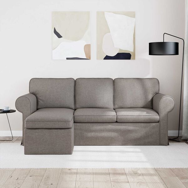 vidaXL Sofa Ciemnoszary