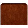 vidaXL Doniczka Rusty 40x40x30 cm Stal nierdzewna