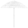 vidaXL Parasol plażowy w hawajskim stylu, biały, 240 cm