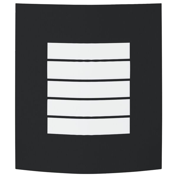 vidaXL Zewnętrzne Oświetlenie Ścienne 2 pcs Czarny 23.5 x 10.5 x 26 cm