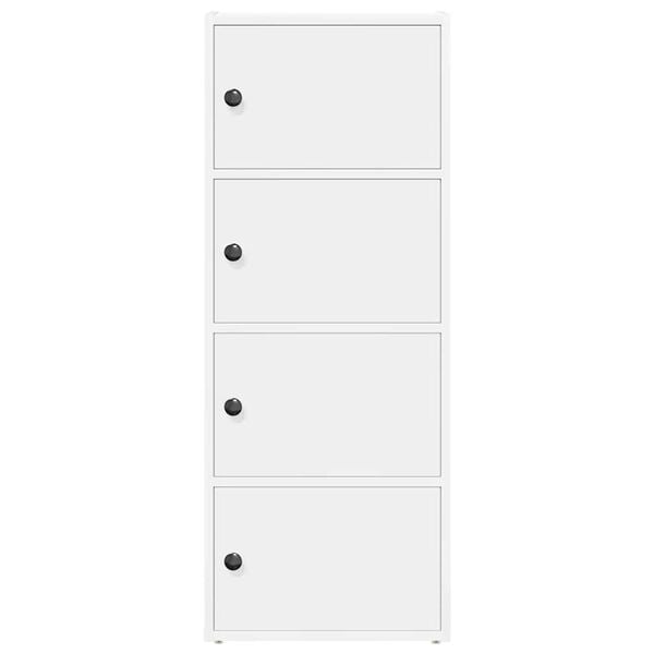 vidaXL Regał na książki, biały, 40x24x102 cm, materiał drewnopochodny