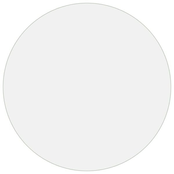 vidaXL Mata ochronna na st&oacute;ł, przezroczysta, &Oslash; 100 cm, 1,6 mm, PVC