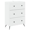 vidaXL Szafka z Szufladami Biały 66 x 34,5 x 90 cm Drewno inżynieryjne