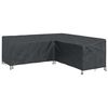 vidaXL Pokrowiec na meble Czarny 220 x 220 x 80 cm Tkanina Oxford 420D