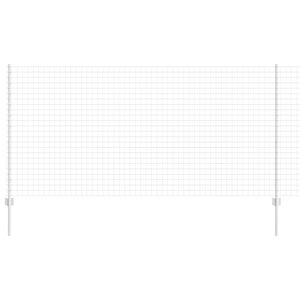 vidaXL Ogrodzenie Euro z słupkiem 10 x 1,2 m Stal ocynkowana srebrny