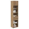 vidaXL Highboard z szufladą Dąb rzemieślniczy 50 x 42,5 x 225 cm