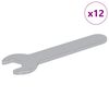 vidaXL Spanner 12 szt. Srebrny 10 mm Żelazo