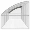 vidaXL Klatka dla kur 4 pcs Srebrny 800 x 200 x 200 cm Stal i PE
