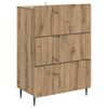 vidaXL Szafka z Szufladami 66 x 34,5 x 92 cm Drewno inżynieryjne