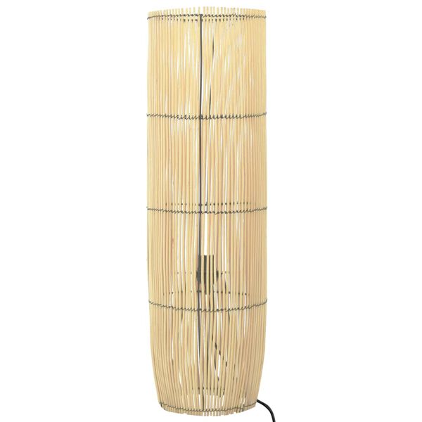 vidaXL Lampa podłogowa, wiklina, 61 cm, E27