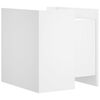 vidaXL Szafka nocna, biała, 45x50x50 cm, materiał drewnopochodny