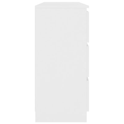 vidaXL Szafka, biała, 140x35x76 cm, płyta wiórowa