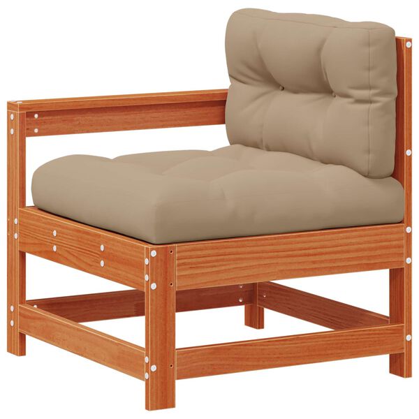 vidaXL Zestaw wypoczynkowy w ogrodzie 10 pcs Woskowy Brąz