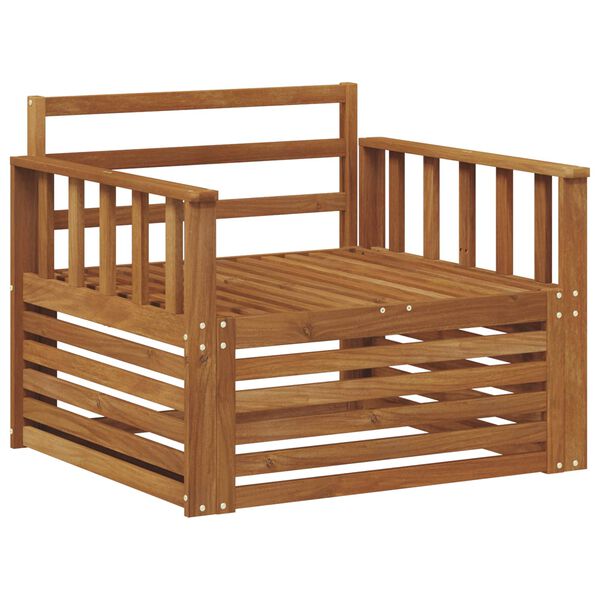 vidaXL 2 Sztuka Sofa z podłokietnikami Lite Drewno Akacji Naturalny