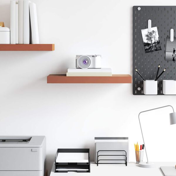 vidaXL P&oacute;łka ścienna Czerwony 50 x 23 x 4 cm Materiał drewnopochodny