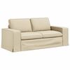 vidaXL Sofa 2 pcs Kremowy 182 x 80 x 82 cm tkanina