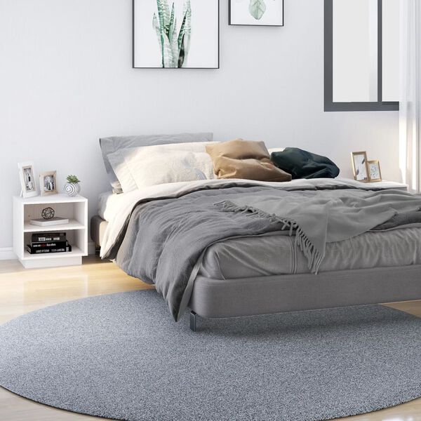 vidaXL Szafki nocne, 2 szt., białe, 40x34x40 cm, lite drewno sosnowe