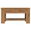 vidaXL Stolik kawowy Artisan Oak 101x49x52 cm Drewno klejone