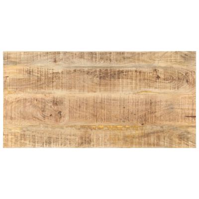 vidaXL Blat stołu, lite drewno mango, 25-27 mm, 100x60 cm