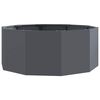 vidaXL Donica Antracyt 90 x 90 x 35 cm Stal