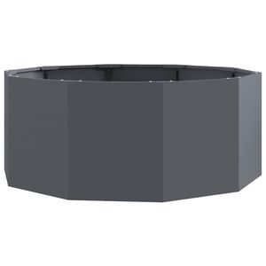 vidaXL Donica Antracyt 90 x 90 x 35 cm Stal